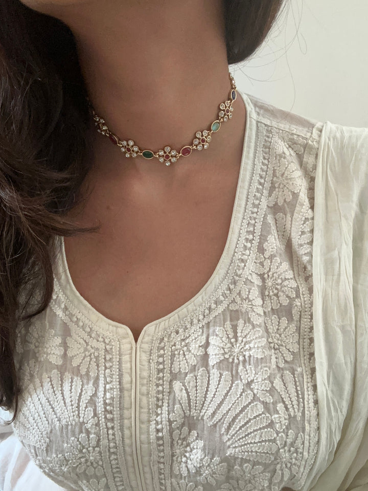 Bhav 17 floral necklace