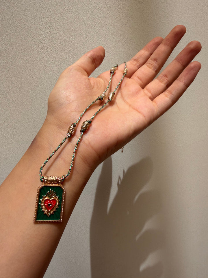 Sacred heart necklace
