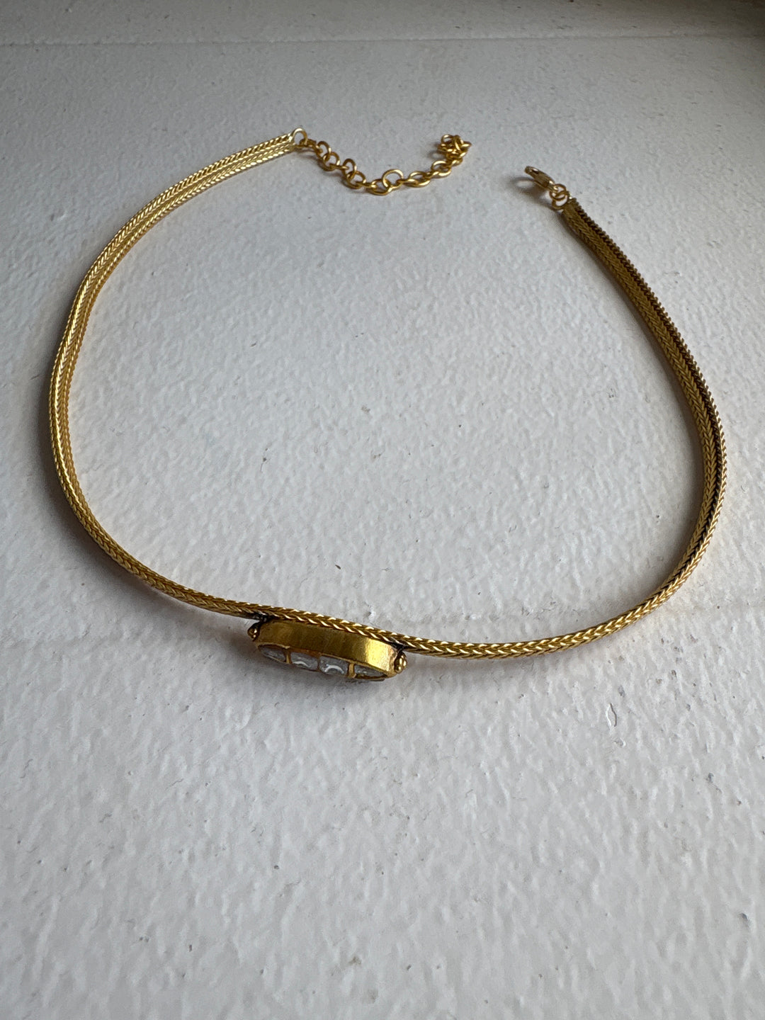 Modern age Tabeez choker necklace