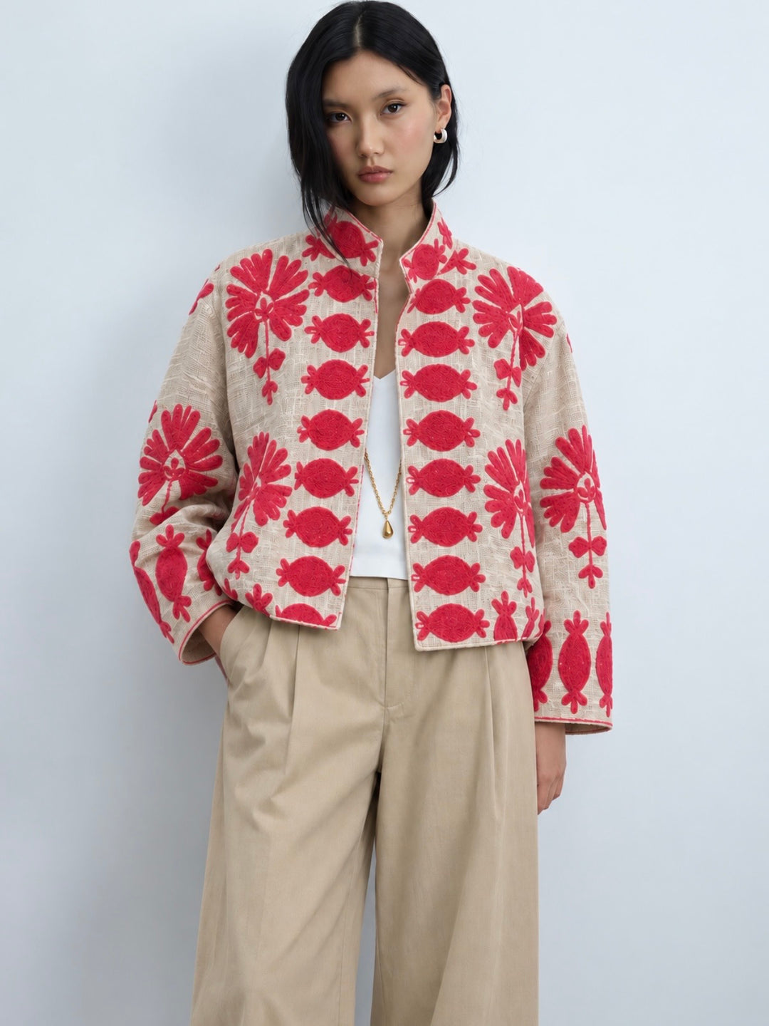 Embroidered jacket