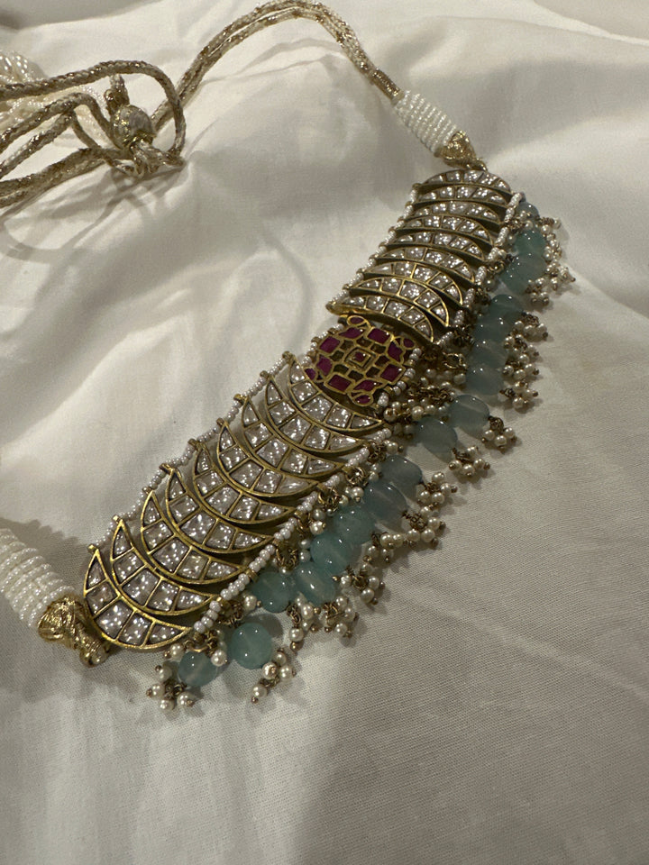 Saanjh chand choker necklace