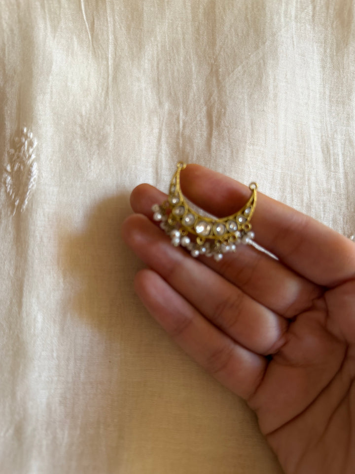 Chand jadau pin brooche