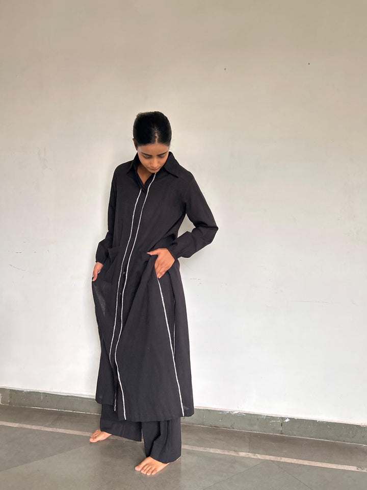 Amaya black kurta set