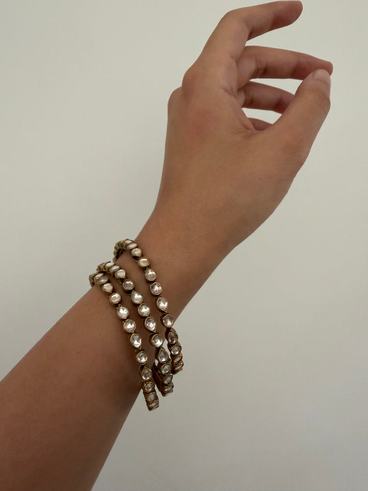 Antique jadau bangle bracelet