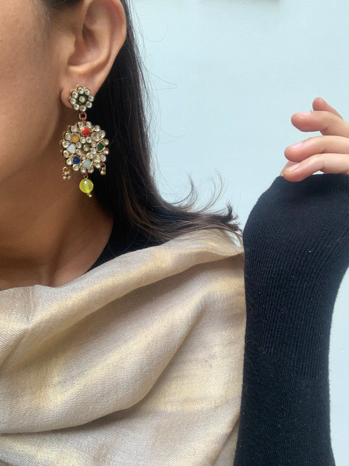 Sakshi Navratan Earrings