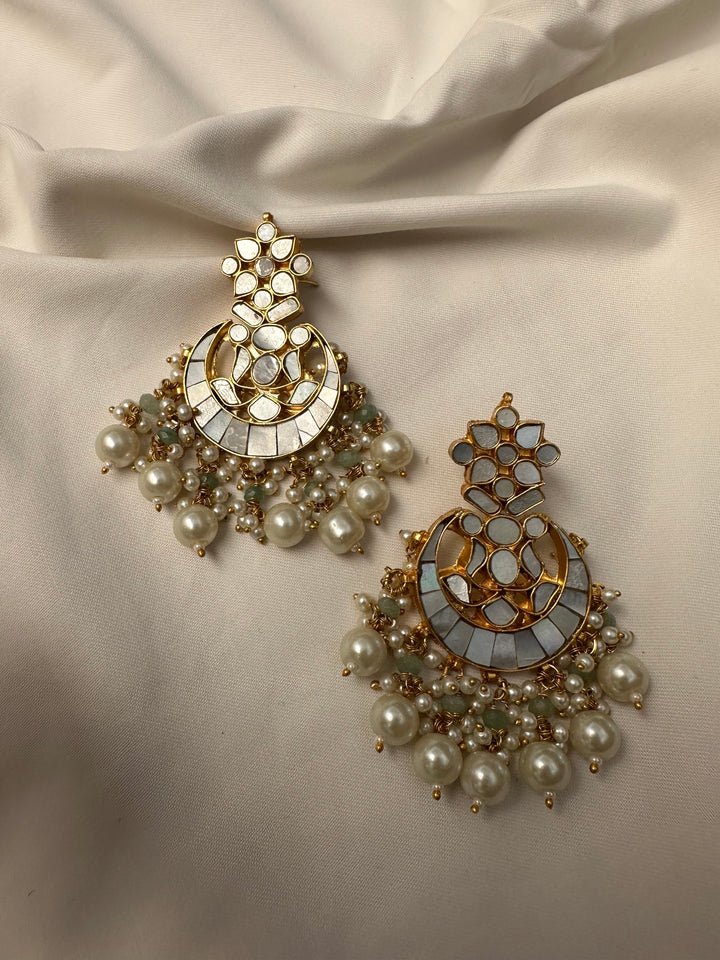 Milky Mogra Earrings