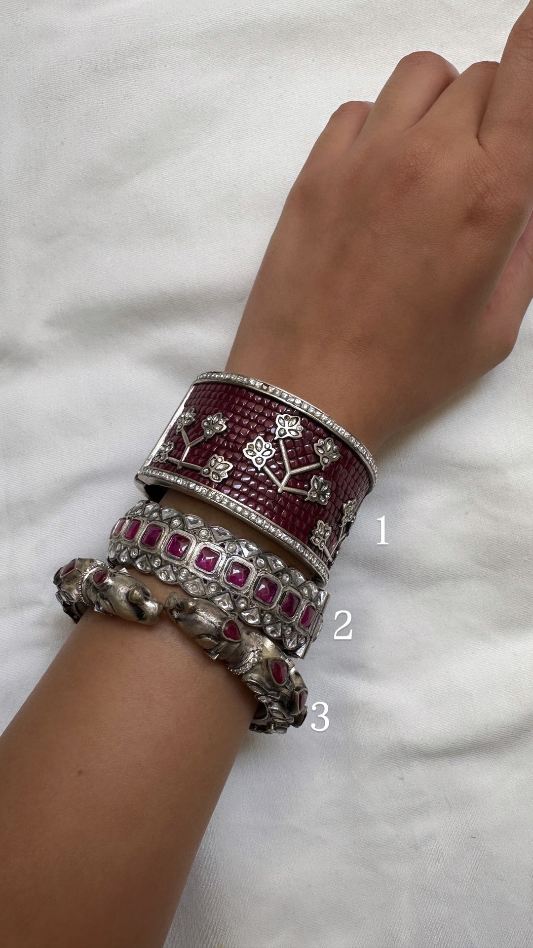 Gulabi silver bracelet