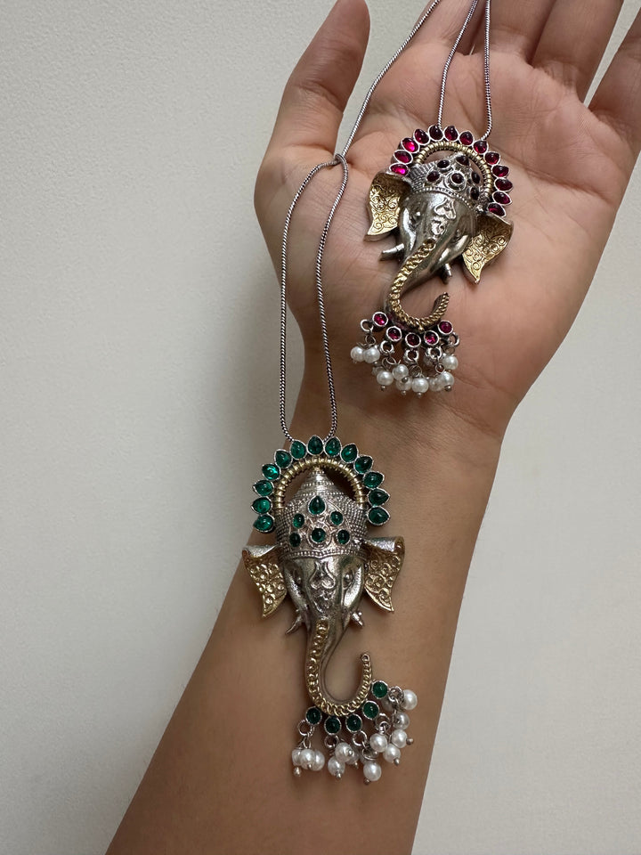 Ganesha tribe necklace set