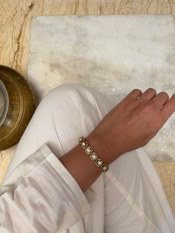 Maina jadau bracelet