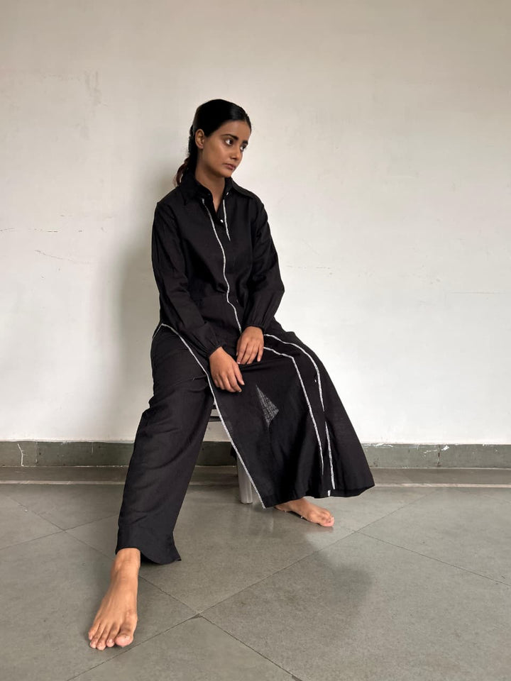 Amaya black kurta set