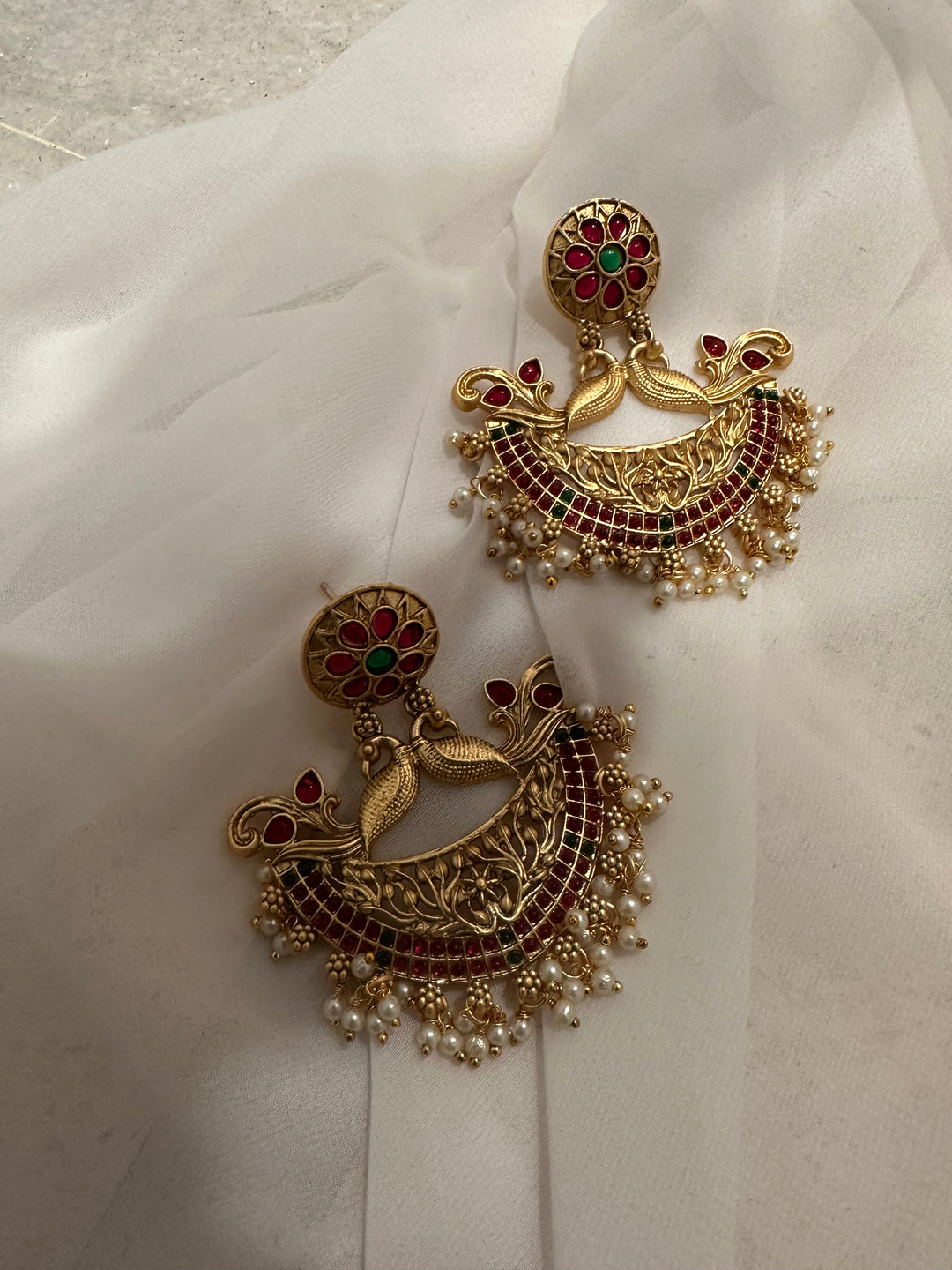 Tinge Temple Earrings