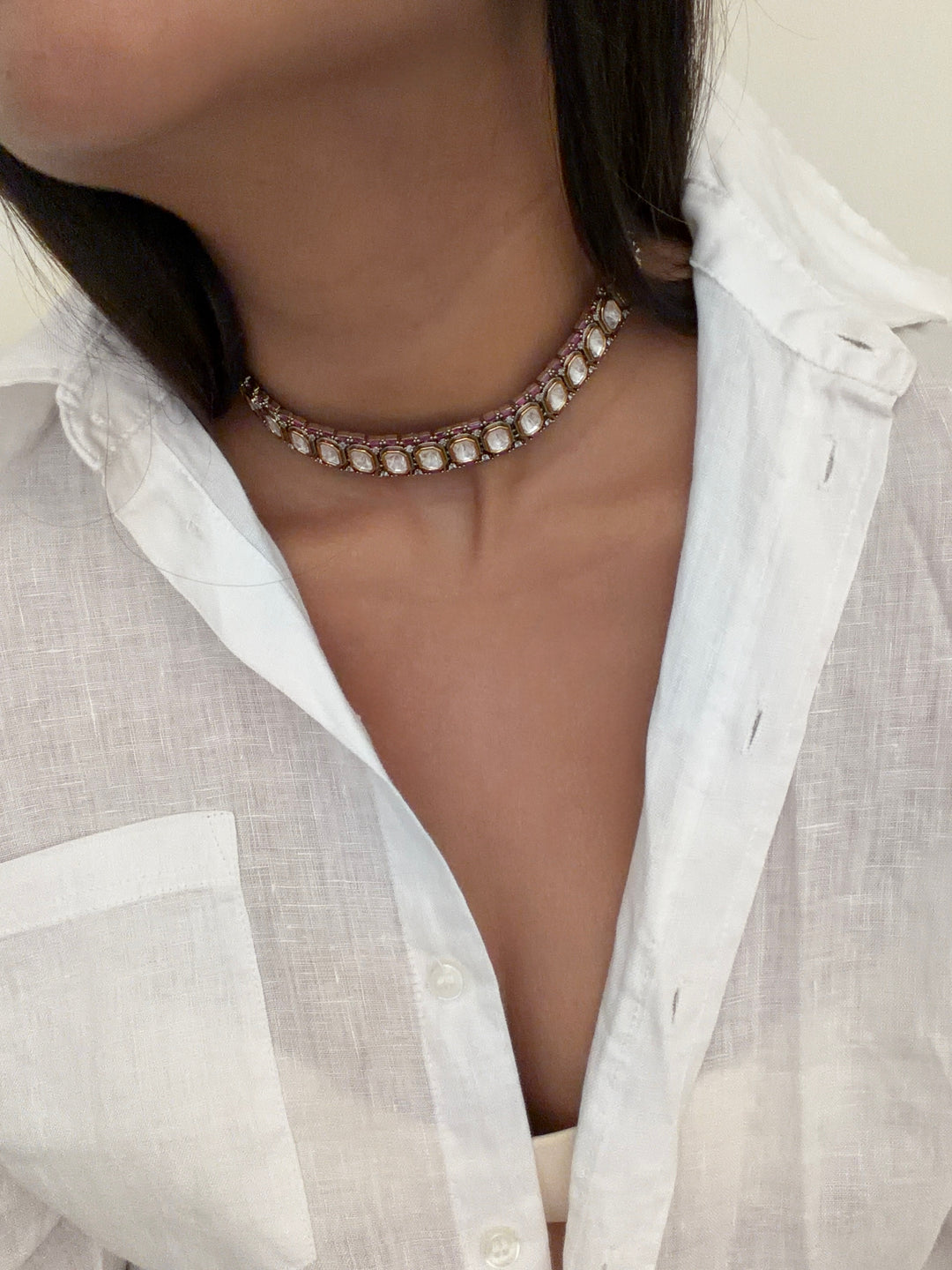 Arisa victorian choker necklace set