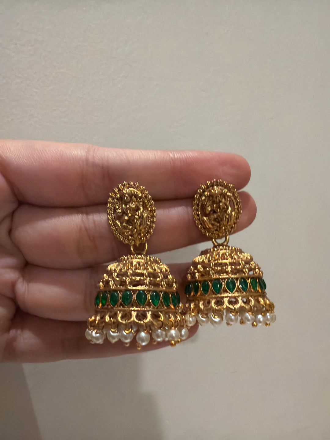 Devi drop elephant necklace set