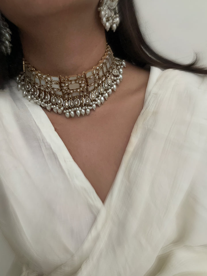 Mop bahar necklace set