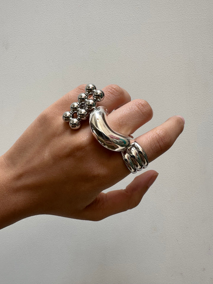 Silver eva ring