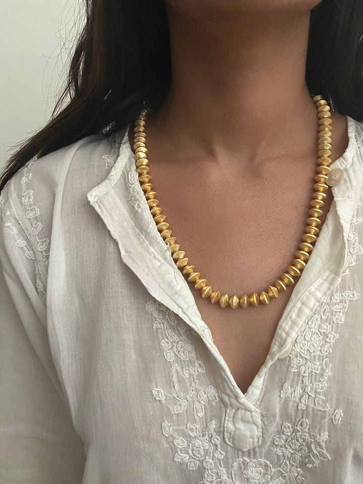Goldie bead necklace
