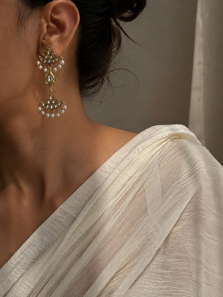 Diya drop earrings