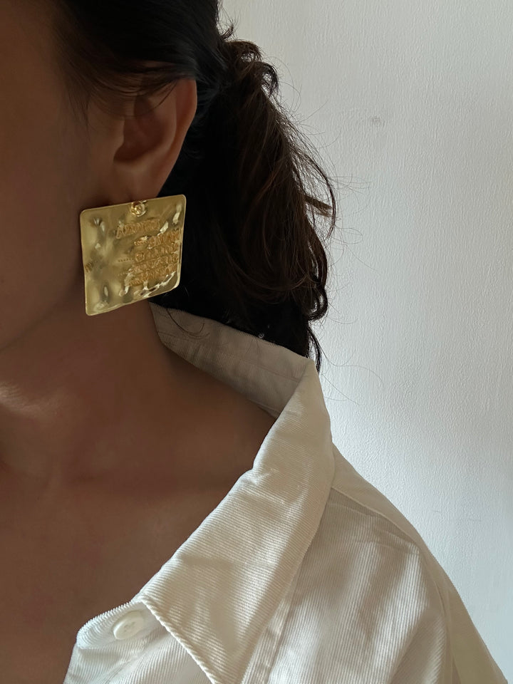 Ledger earrings