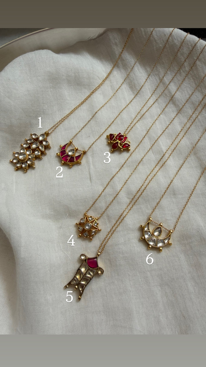 Jadau payal necklace