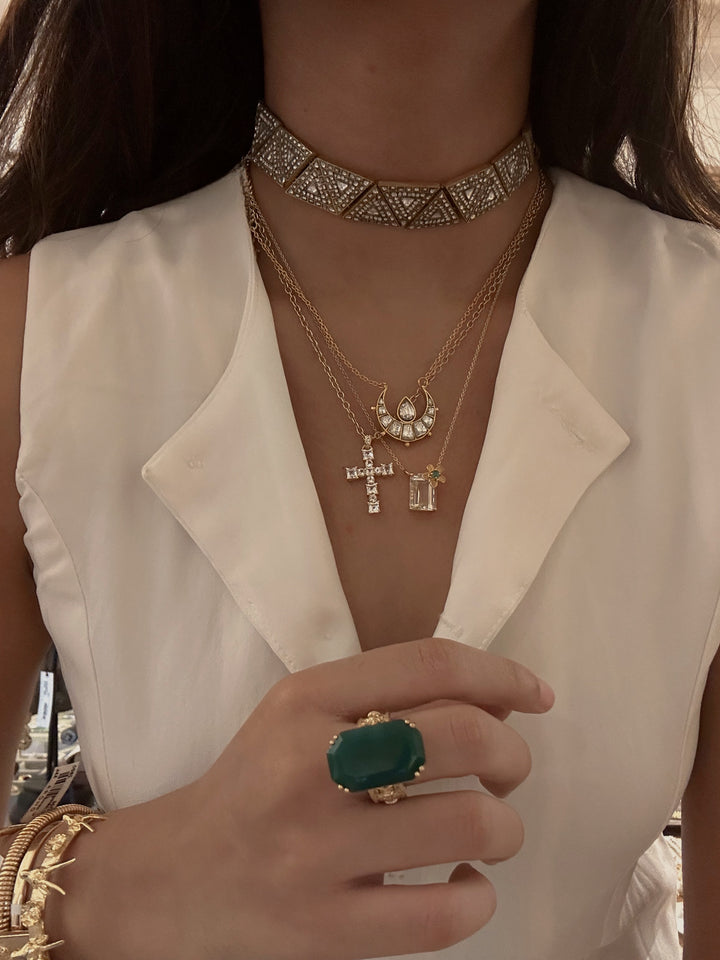 Sorento 2 triangle necklace set