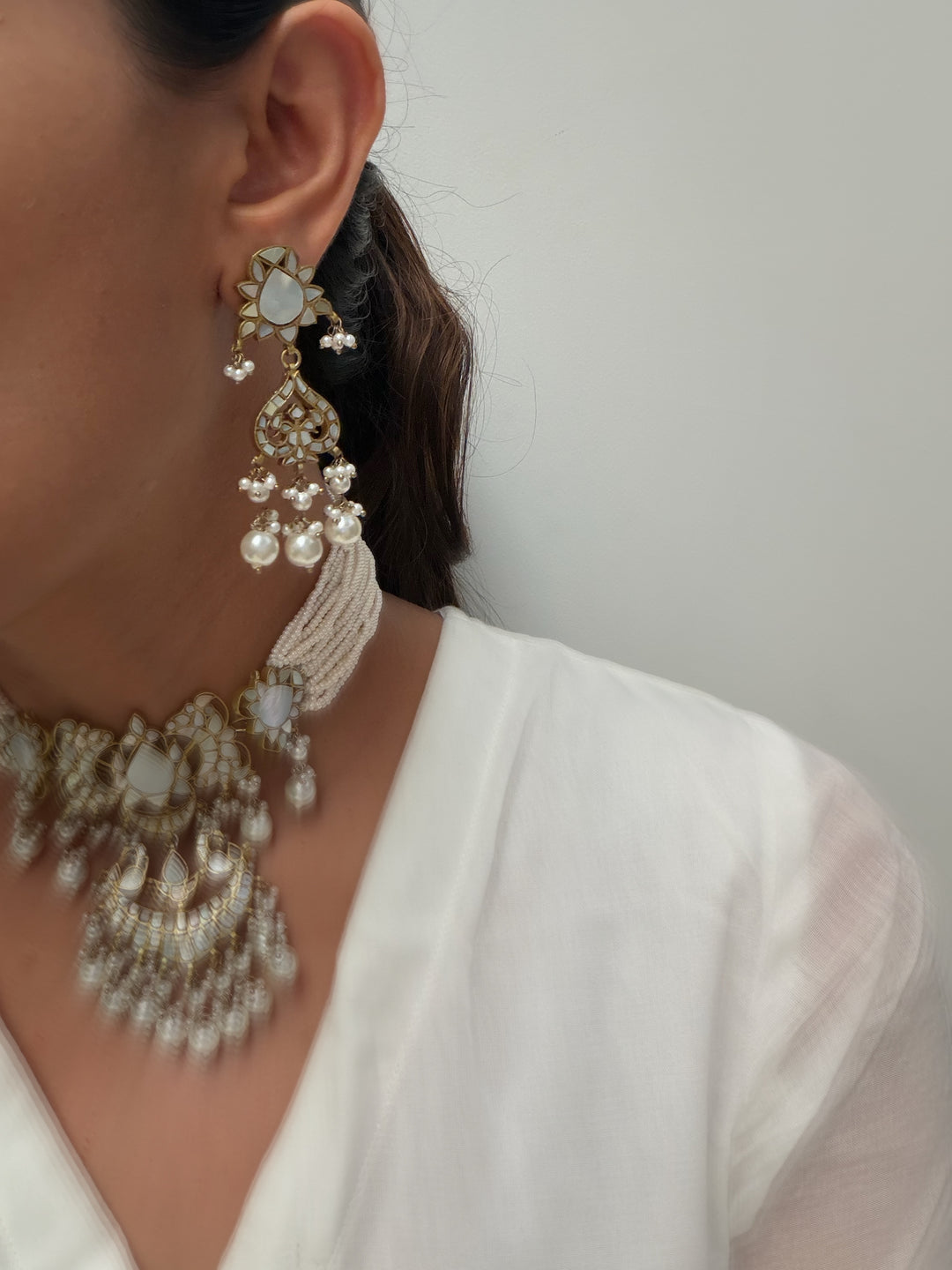 Maina mop necklace set