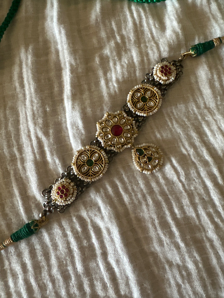Tanjore amara necklace
