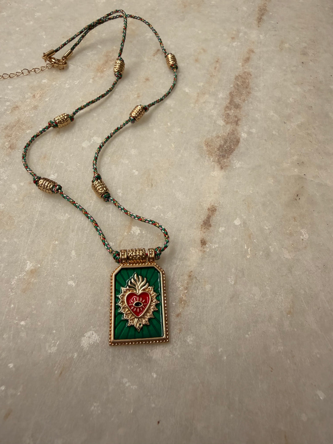 Sacred heart necklace