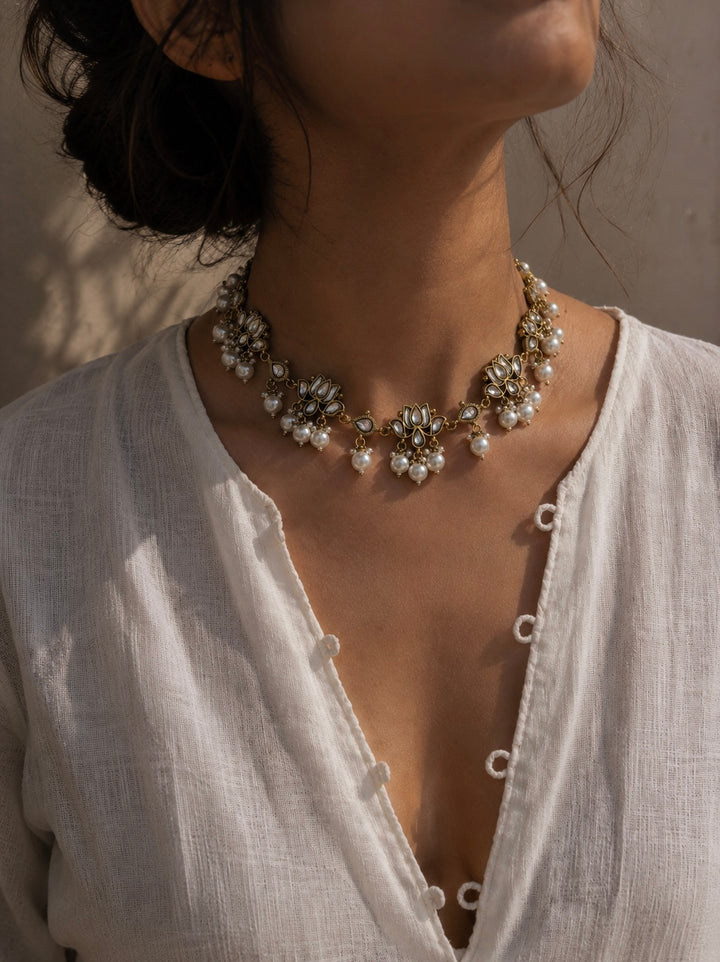 Lotus heirloom necklace set
