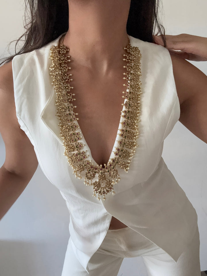 Paachi guttapusalu necklace