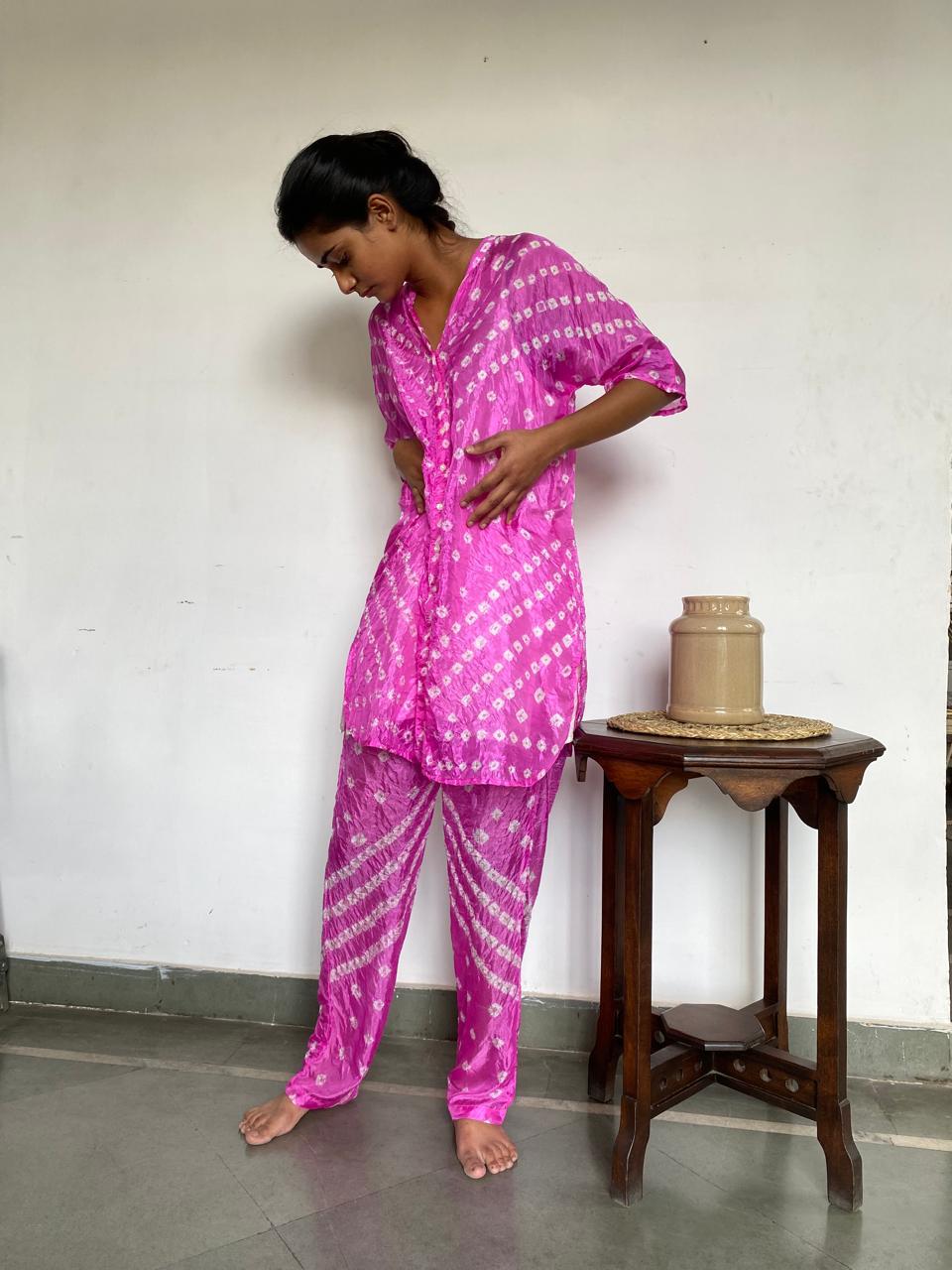 Bandhej Co-ord Set