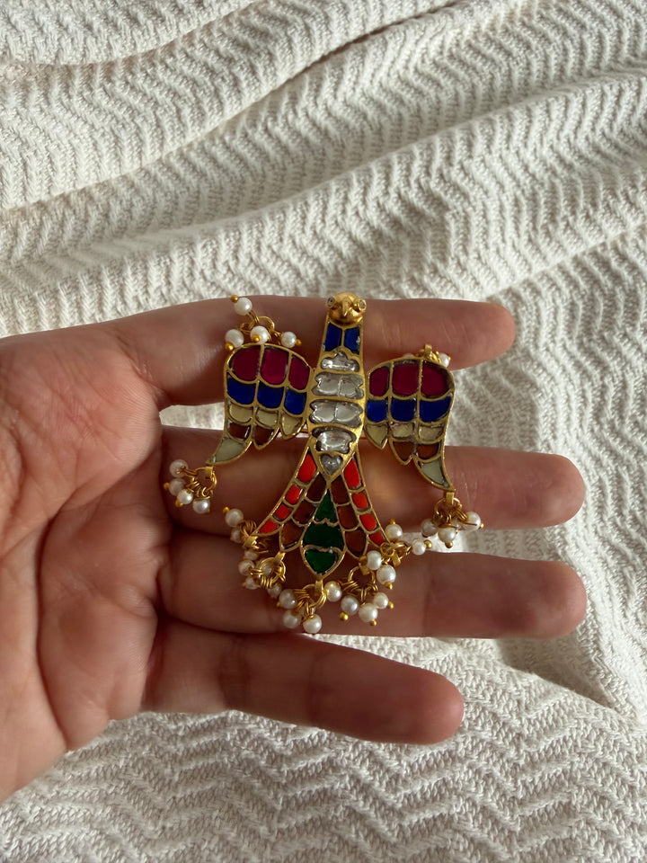 Eagle freedom rangeen brooch pin
