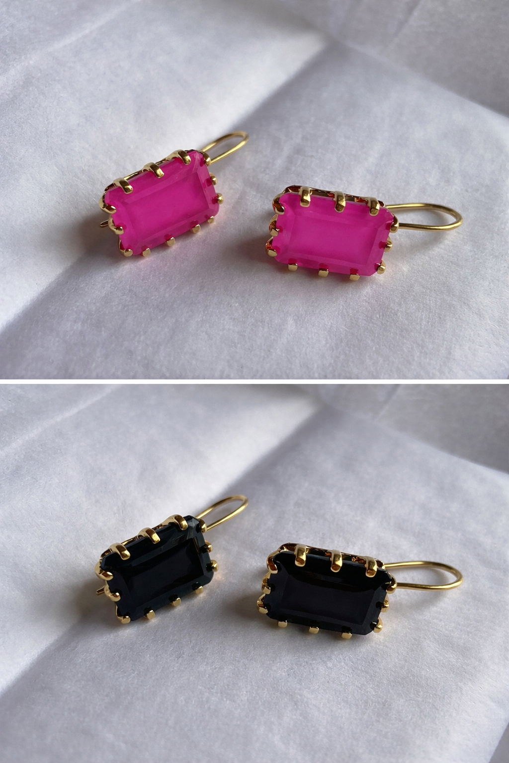 Classic tablet earrings