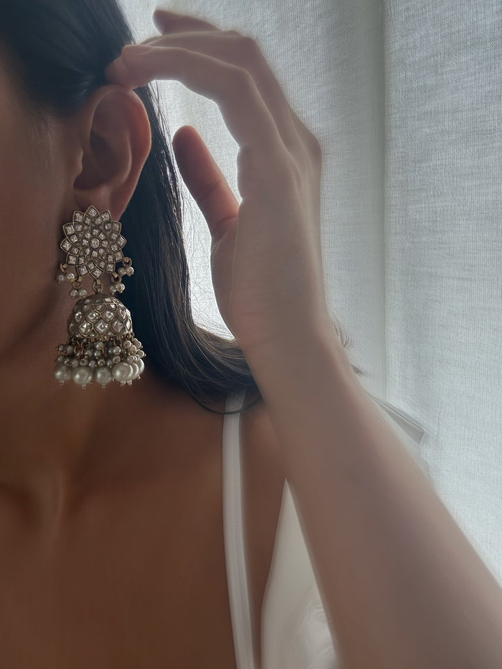 Khader Jhumki Earrings