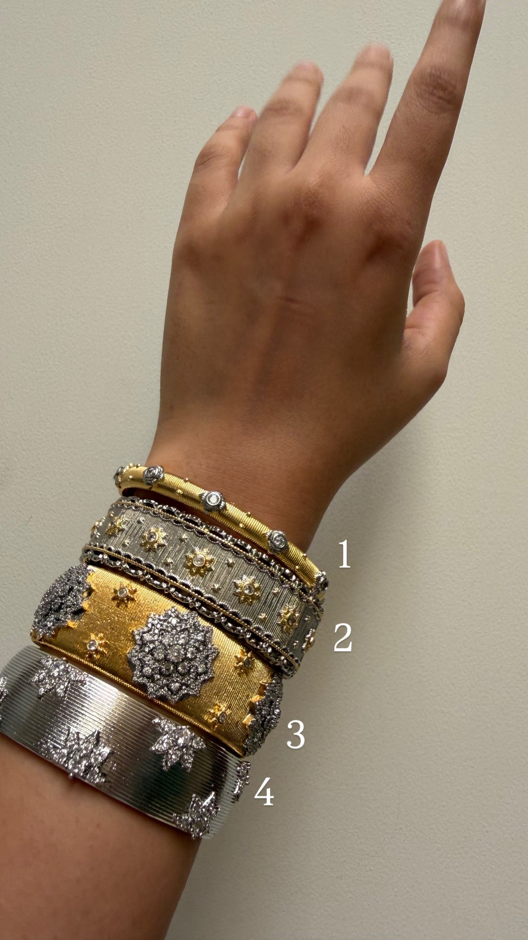 Astra shine bangle bracelet