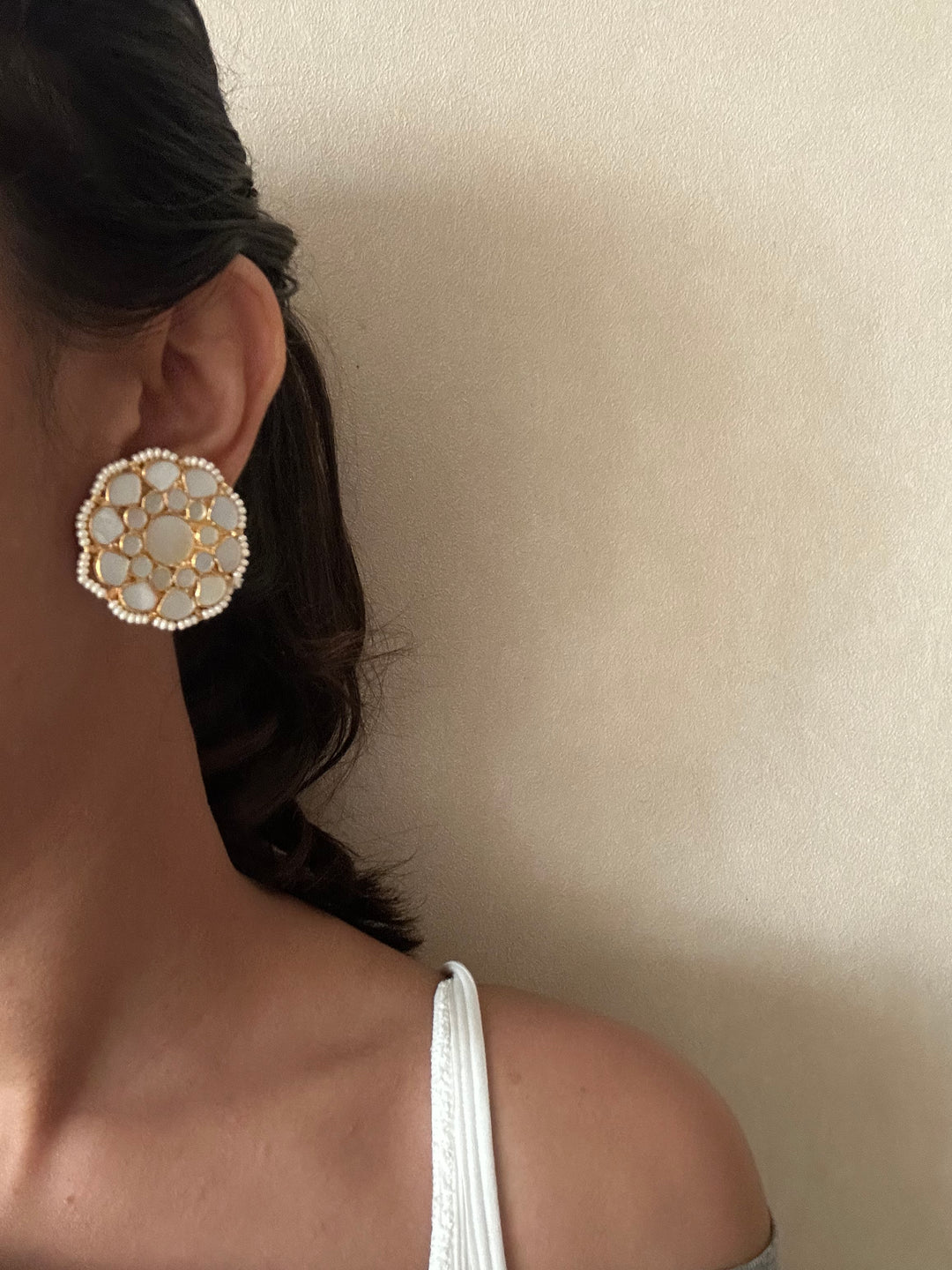 Milky Mopa Earrings