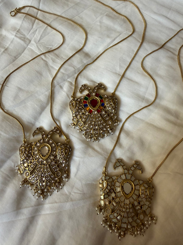 Twin Swan Necklace