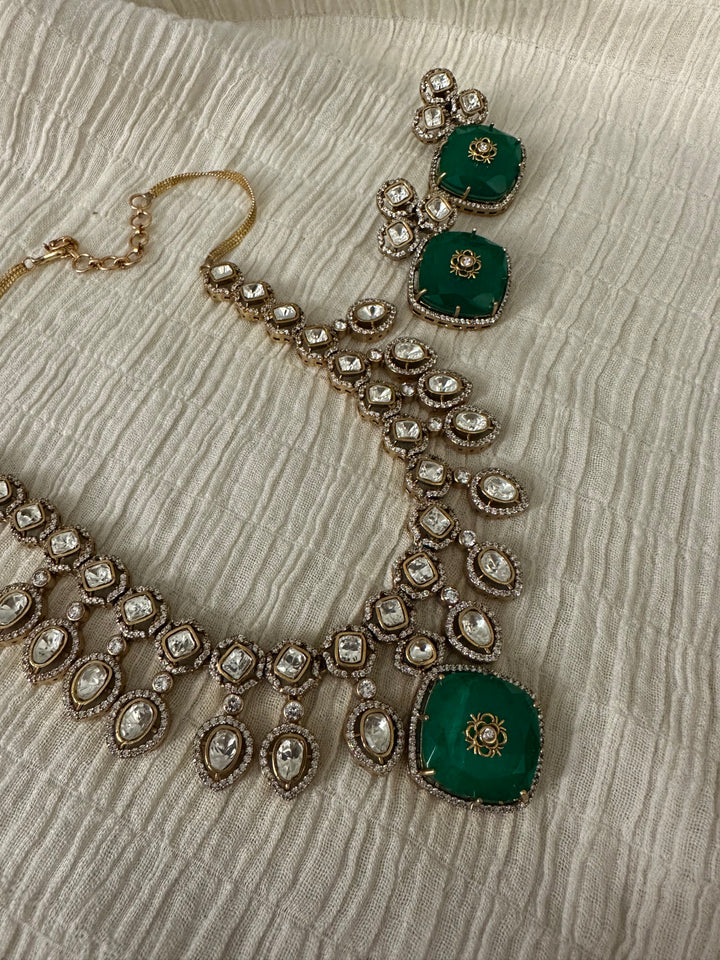 Khushboo Green Necklace