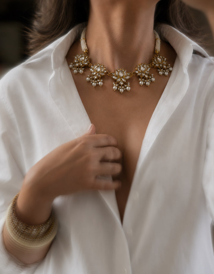 Lotus necklace
