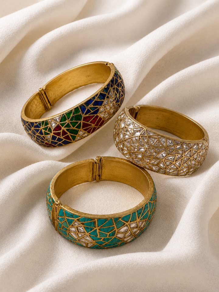 Sheesh mahal bangle bracelet