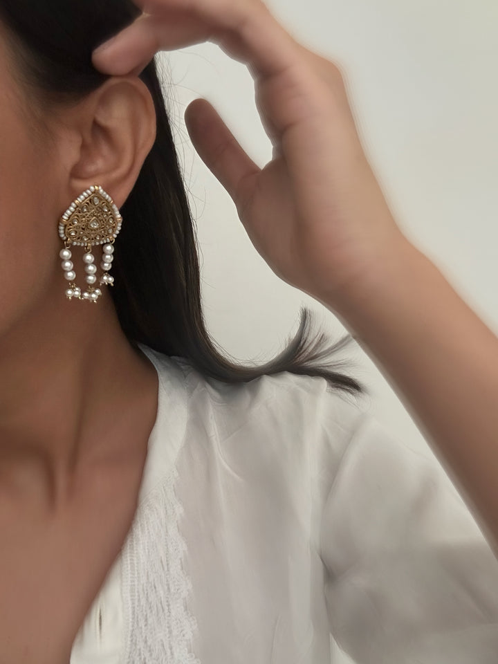 Rakhdi Earrings & Maang Tikka Set