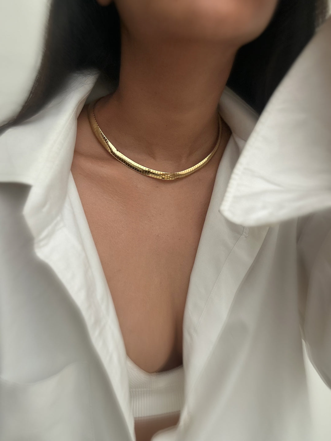 Gold Snake Necklace