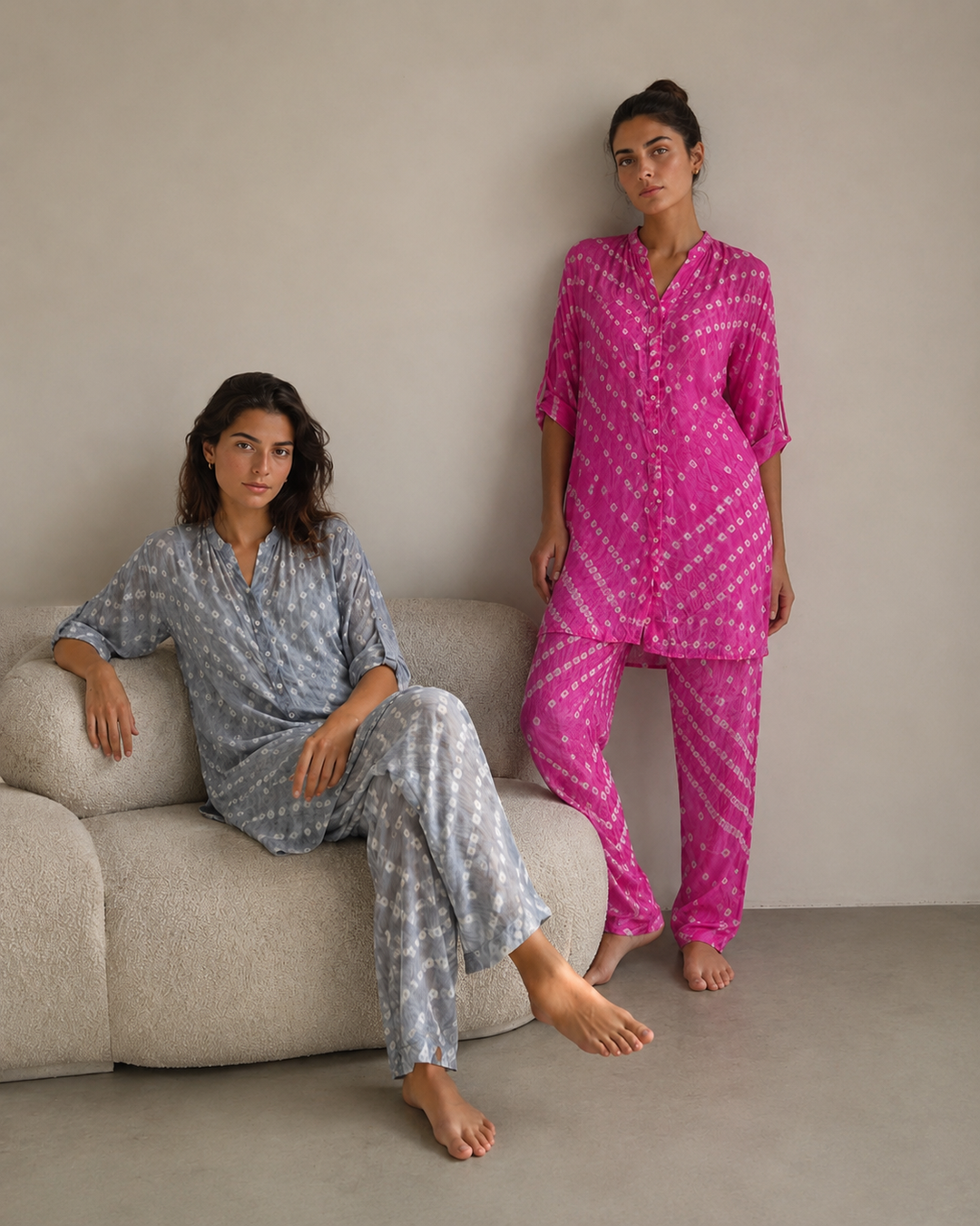 Bandhej Co-ord Set