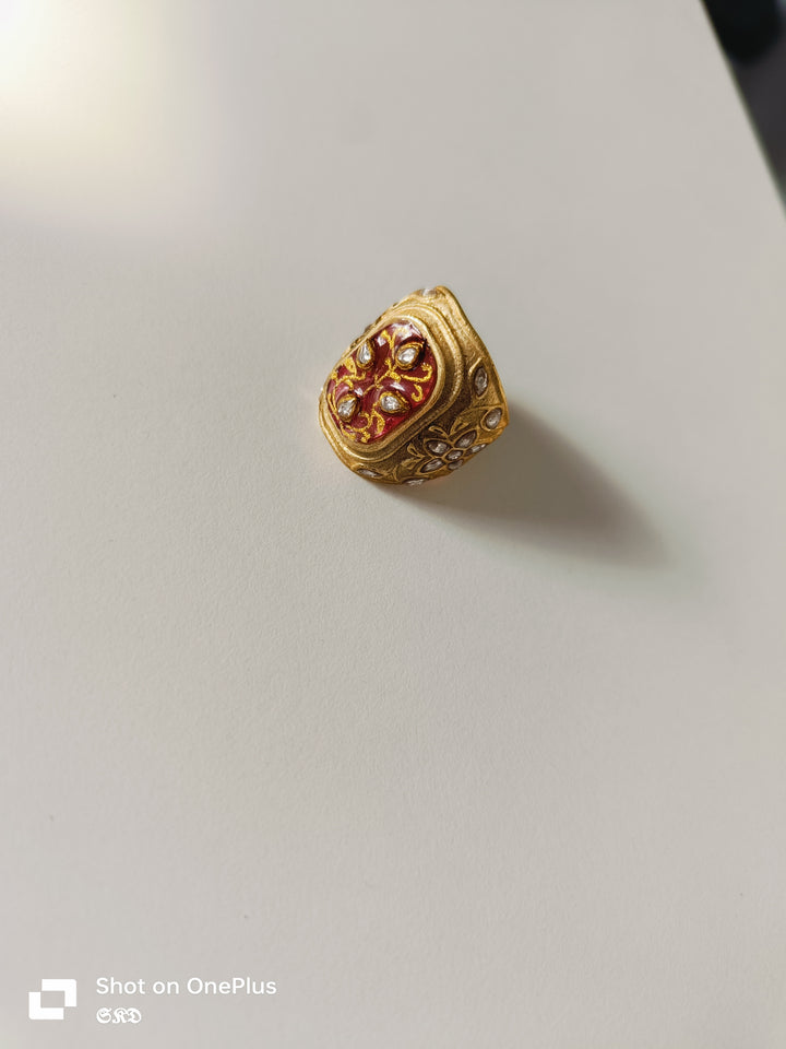 Sawai Meenakari Ring