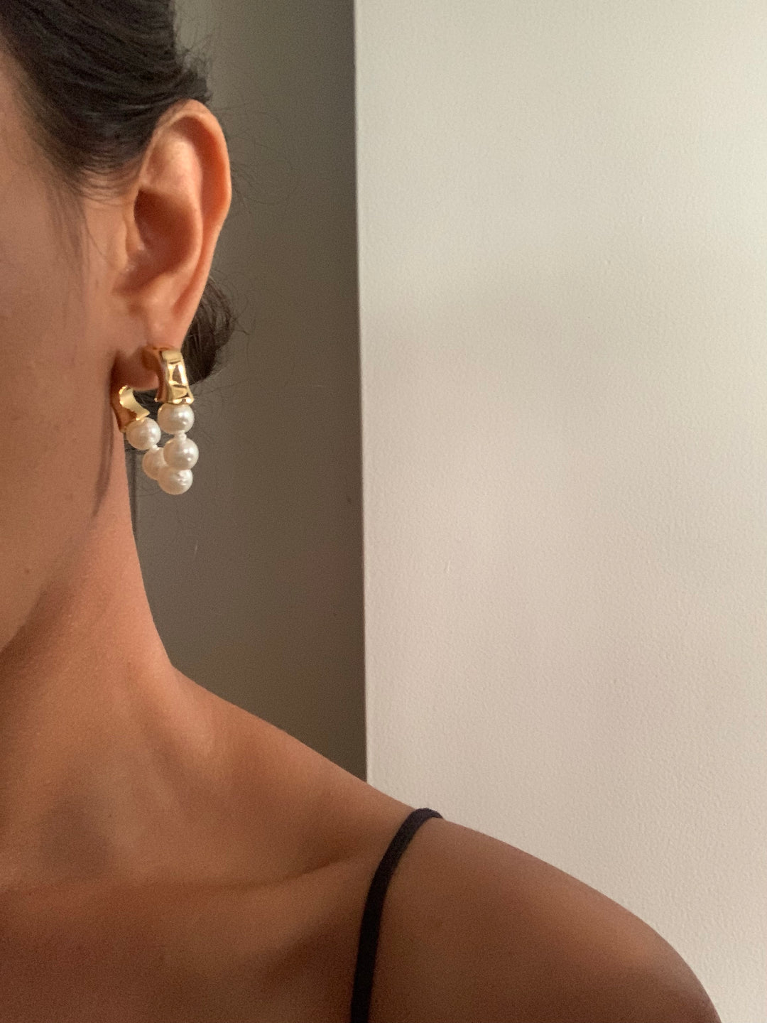 Mykonos Pearl Earrings