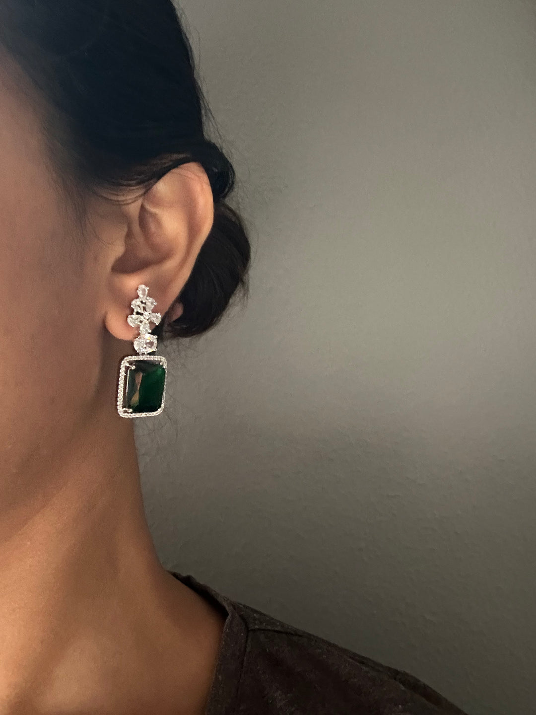 Daisey Green Earrings