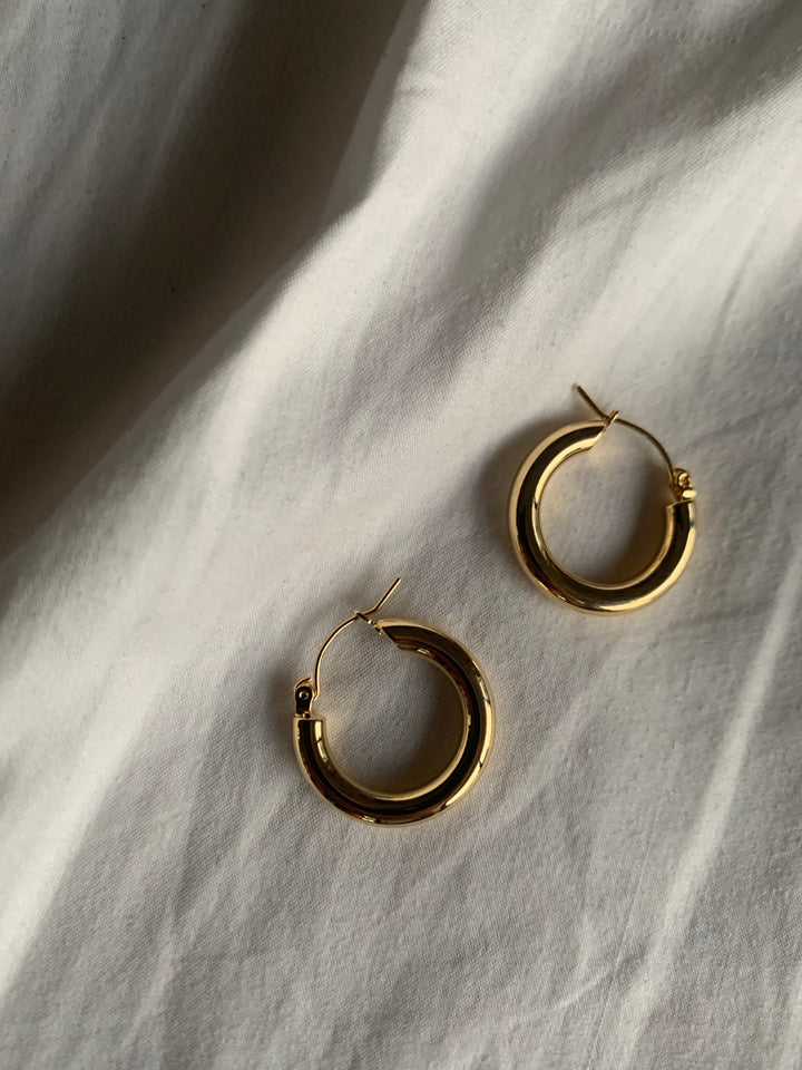 Classic Ash Hoop Earrings