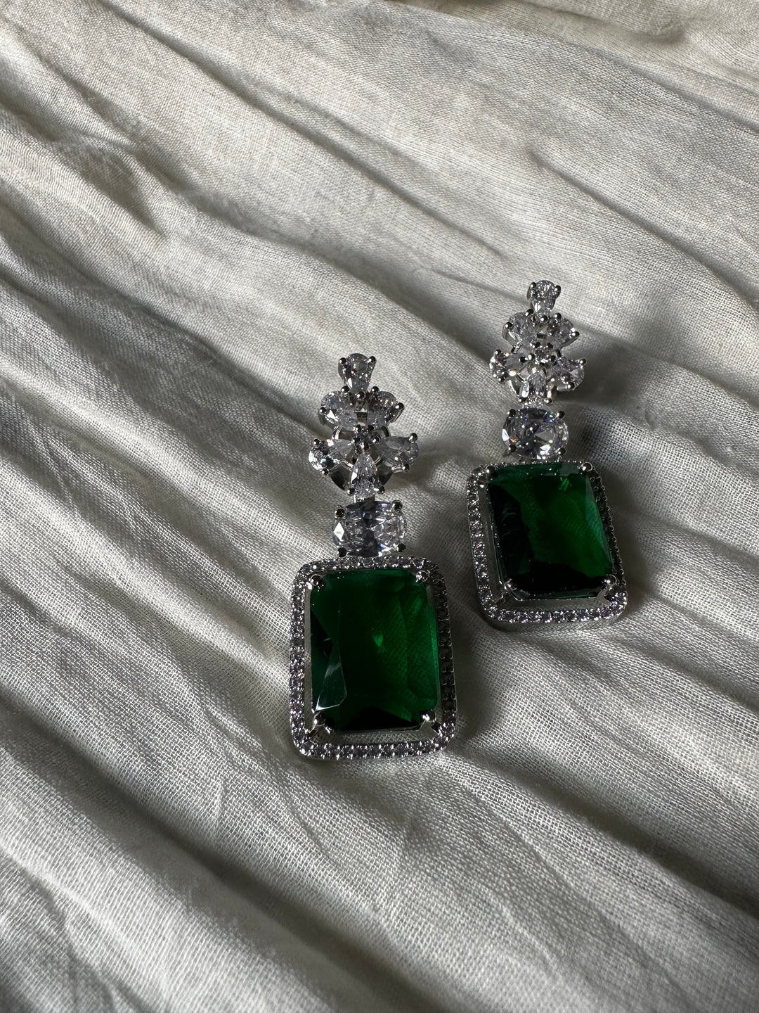 Daisey Green Earrings