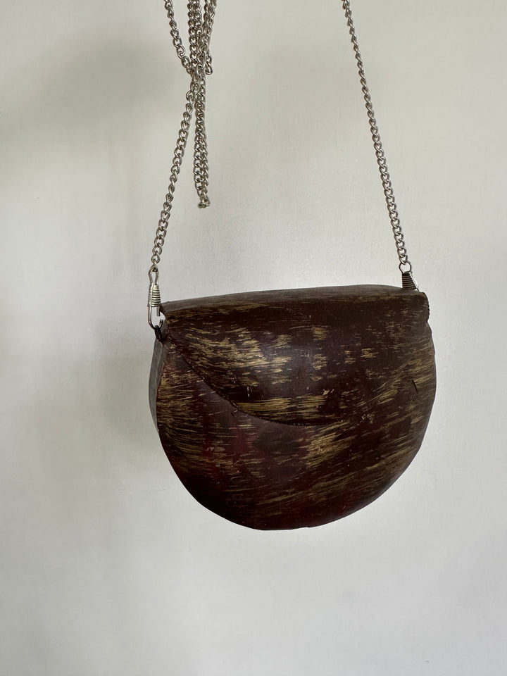 Wooden Crossbody Bag