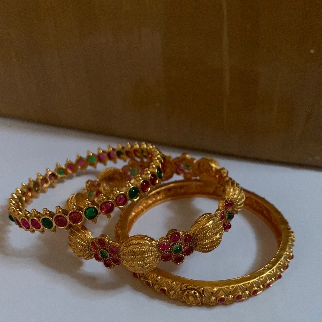 Temple Bangle (Set of 6)