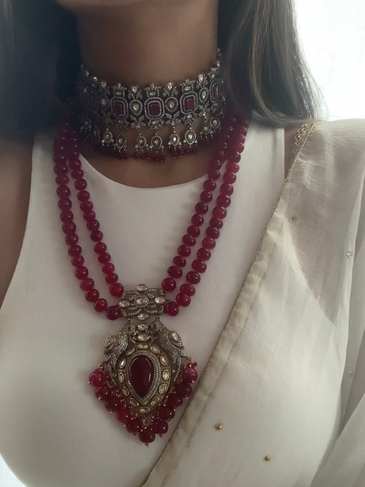 Pink Rani Necklace